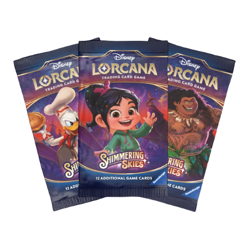 Disney Lorcana - Shimmering Skies: 3 Booster Packs [LIVE Break]