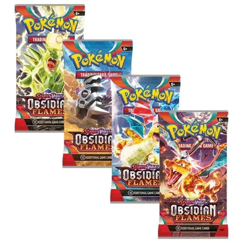 Pokémon - Obsidian Flames: 4 Booster Packs [LIVE Break]