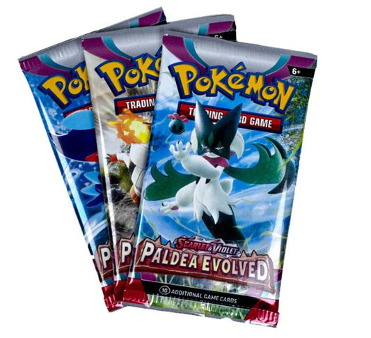 Pokémon - Paldea Evolved - 3 Booster Packs [LIVE Break]