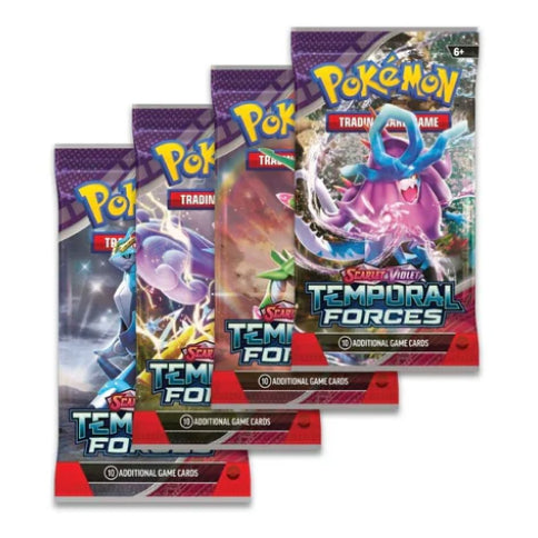 Pokémon - Temporal Forces: 4 Booster Packs [LIVE Break]