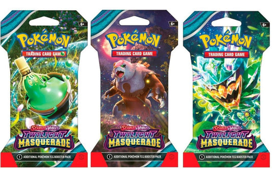 Pokémon - Twilight Masquerade: 3 Booster Packs [LIVE Break]